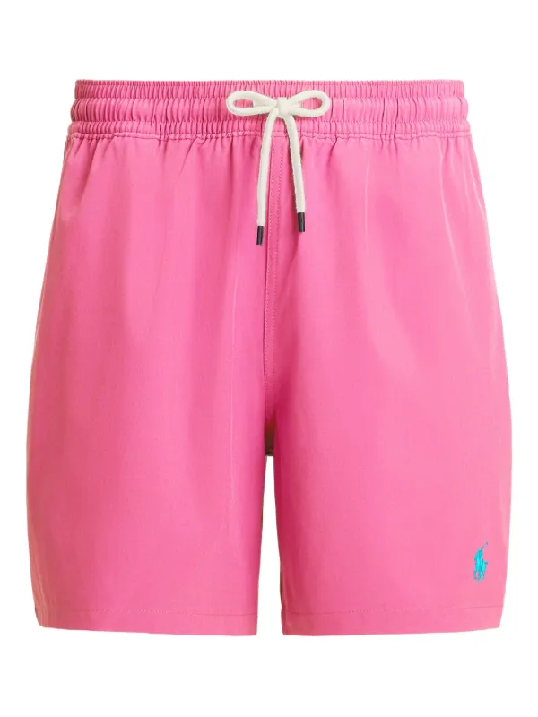 Polo Ralph Lauren Traveler Classic Drawstring Swim Shorts | Pink