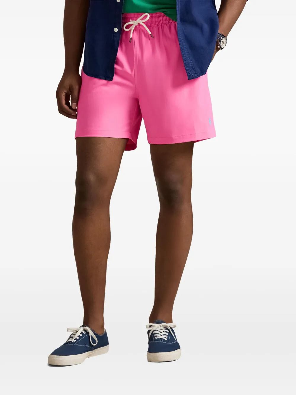 Polo Ralph Lauren Traveler Classic zwembroek met trekkoord Roze