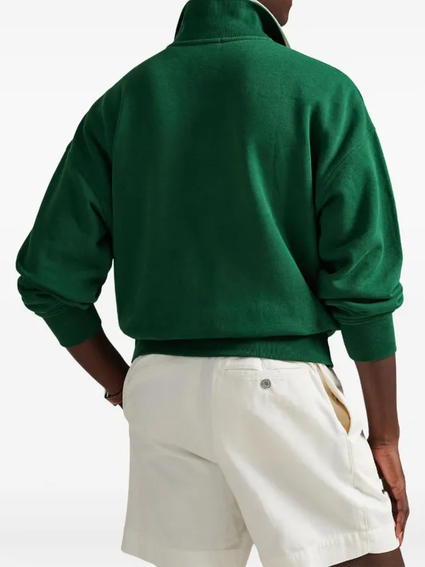Polo Ralph Lauren graphic-embroidery Sweater | Green | FARFETCH