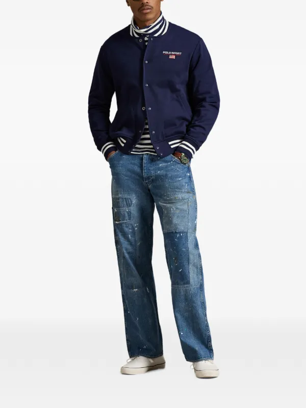 POLO SPORT RALPH LAUREN ジャケット Polo Ralph Lauren Polo Sport Fleece Baseball Jacket | Blue