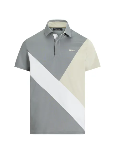 RLX Ralph Lauren Camisa color block com mangas curtas