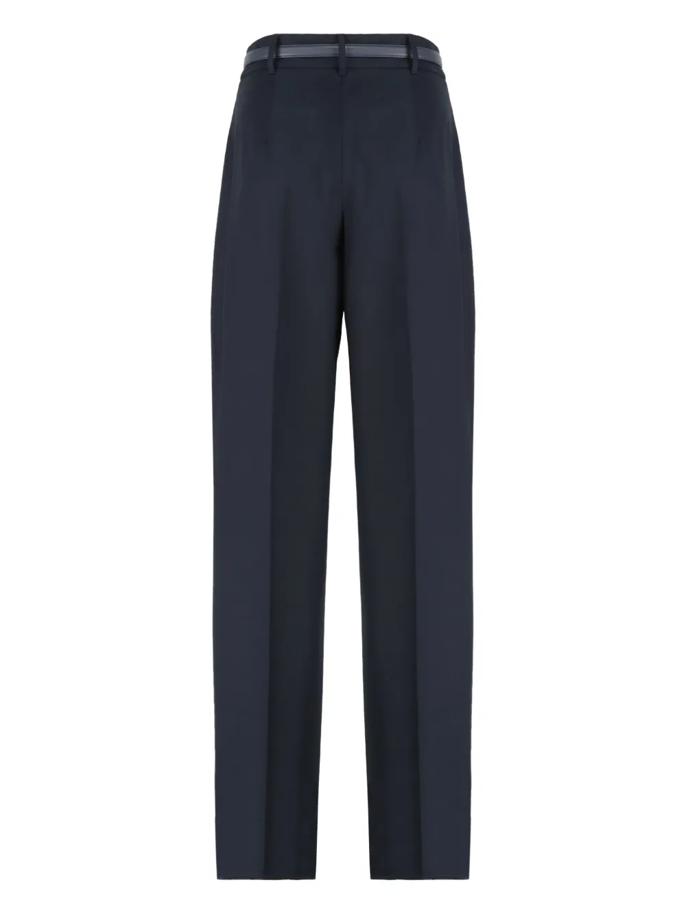 Max Mara pleated belt trousers - Zwart
