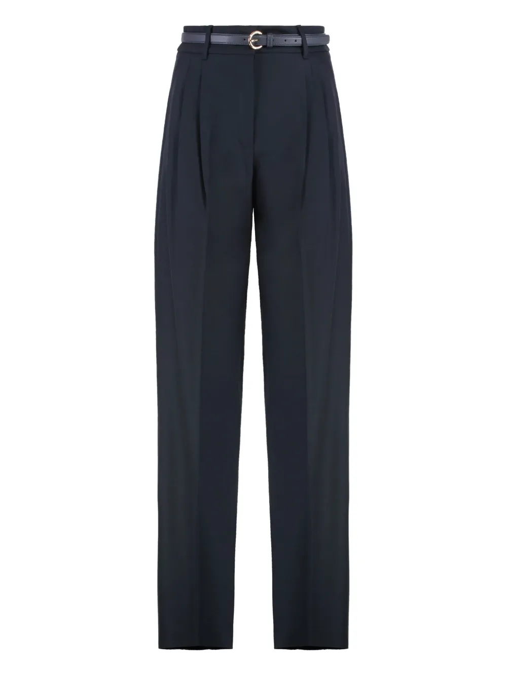 Max Mara pleated belt trousers - ブラック