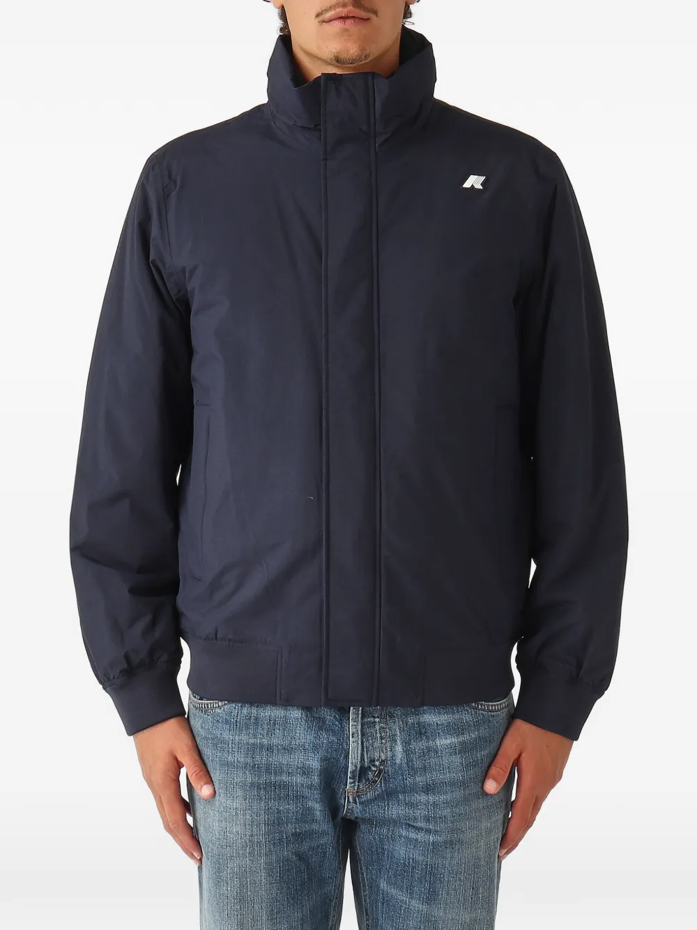 K-Way zip-fastening jacket | Blue | Image 1