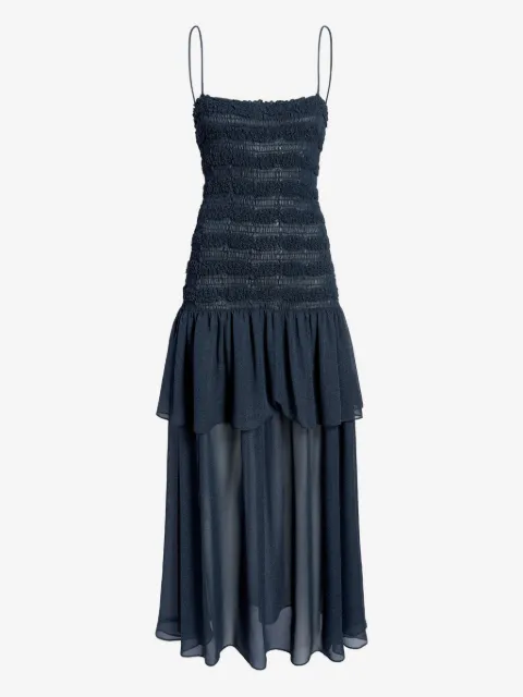 Proenza Schouler vestido midi Michal con volantes