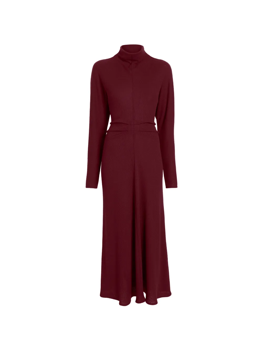 Proenza Schouler White Label Soren roll-neck fine-ribbed maxi dress - Rosso