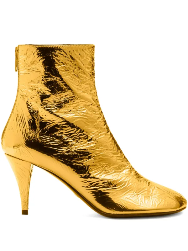 Proenza Schouler Glove Ankle Boots in Gold