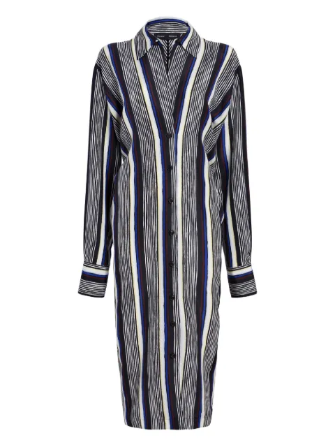 Proenza Schouler Amira striped midi dress