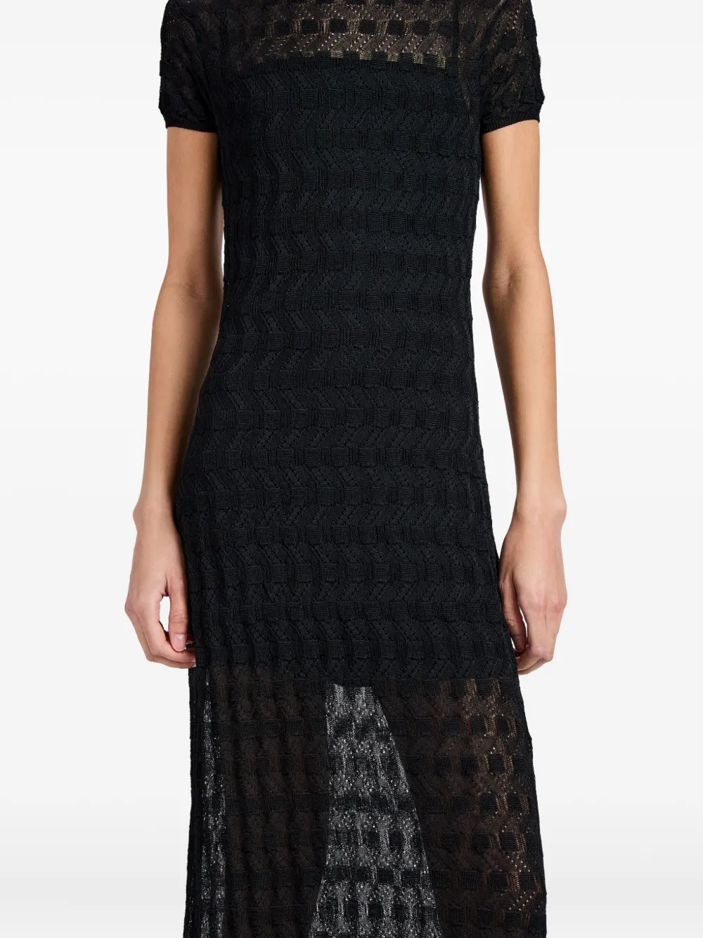 Zein Textured Midi Dress