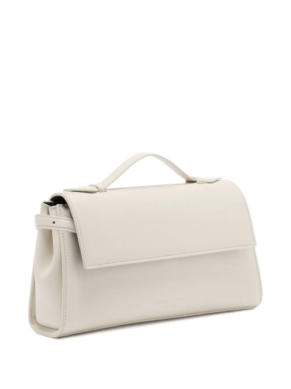Proenza Schouler Tate Leather Clutch Bag In Neutral