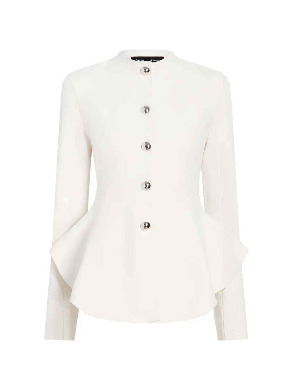 Proenza Schouler Dasha jack met knopen Wit