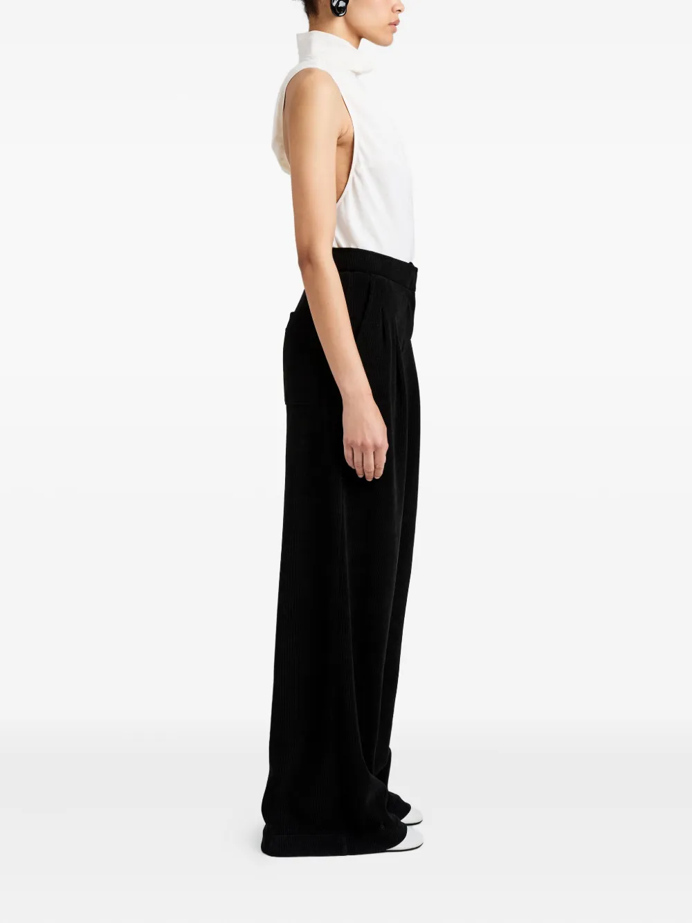 Proenza Schouler White Label Taryn gedraaide top met jacquard Wit