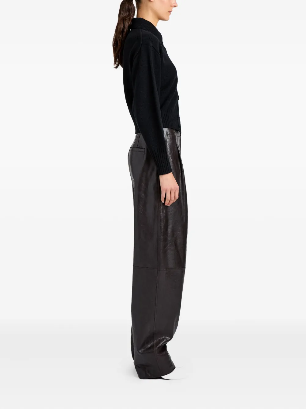 Proenza Schouler Rocio vest met knopen Zwart