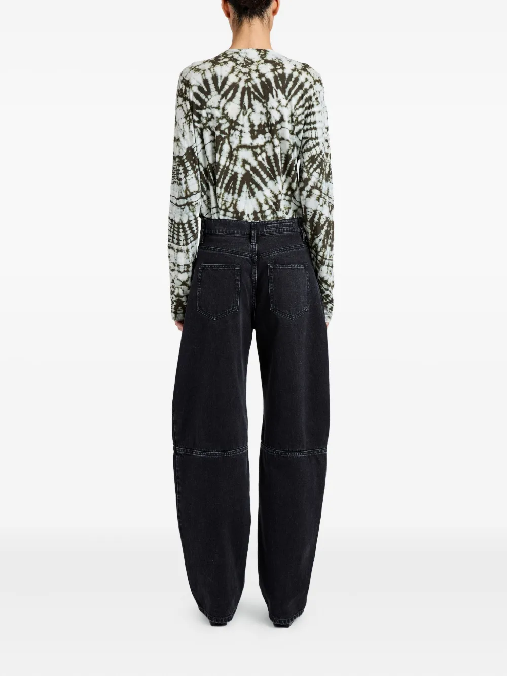Proenza Schouler Mia T-shirt met tie-dye Wit