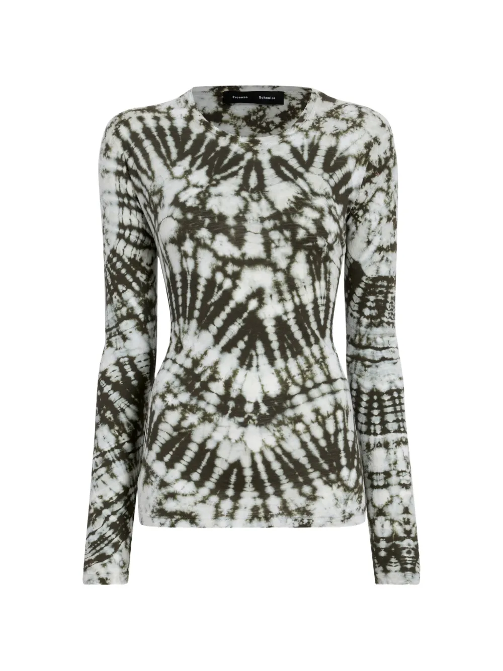 Proenza Schouler Mia T-shirt met tie-dye Wit