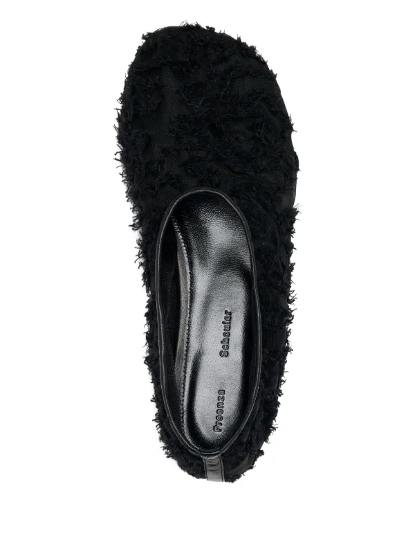 Proenza Schouler ブラック フラットシューズ Proenza Schouler Glove フラットシューズ | ブラック | FARFETCH JP