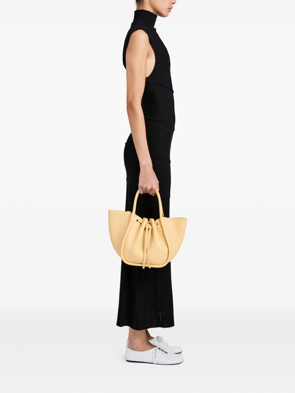 Proenza Schouler Small Ruched Tote Bag In Neutral