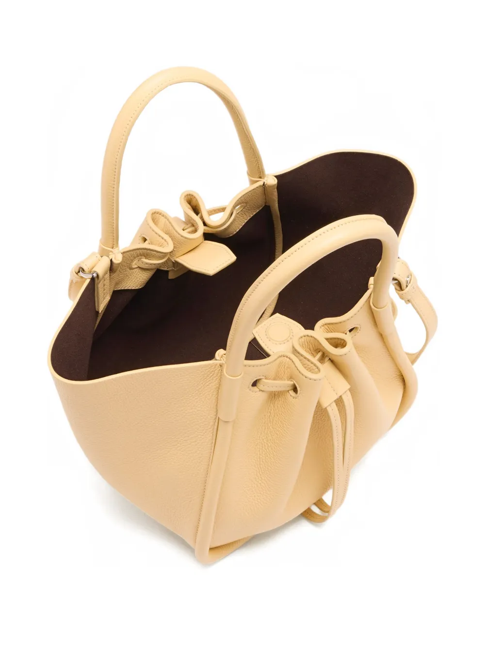 Proenza Schouler Small Ruched Tote Bag In Neutral