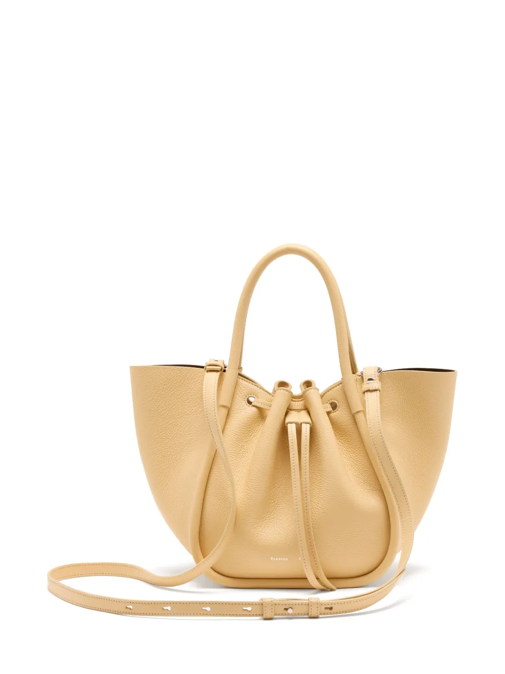 Proenza Schouler Small Ruched Tote Bag In Neutral