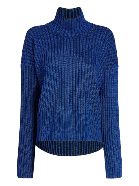 Proenza Schouler White Label Elysia ladder stripe sweater