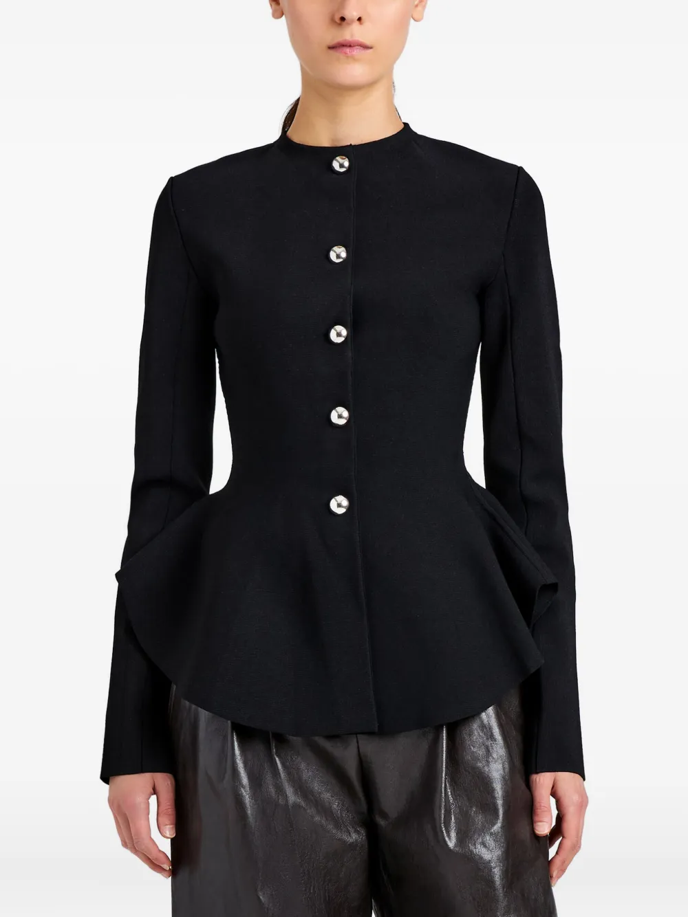 Proenza Schouler Dasha jack met knopen Zwart