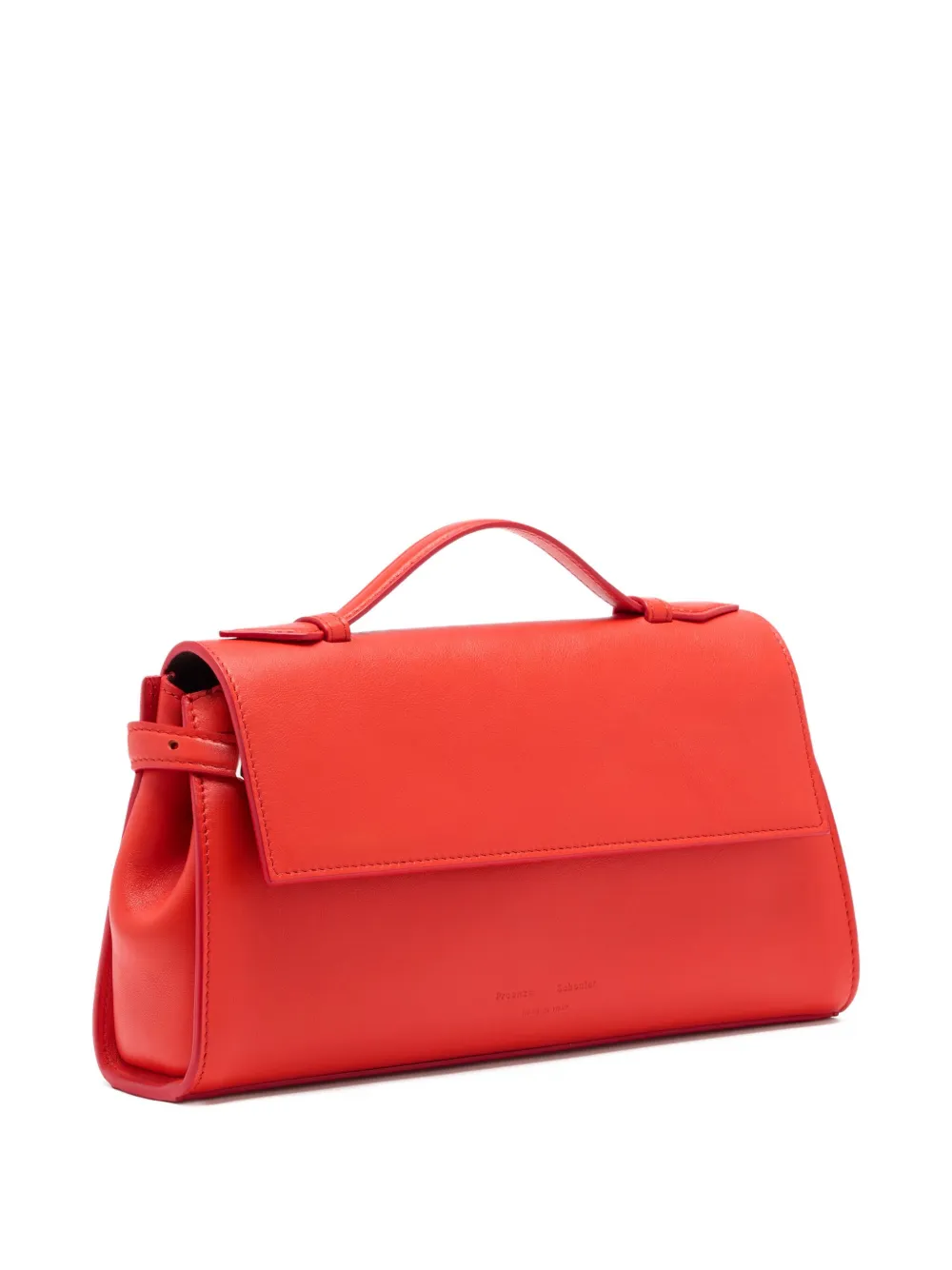 Proenza Schouler Tate Leather Clutch Bag In Red