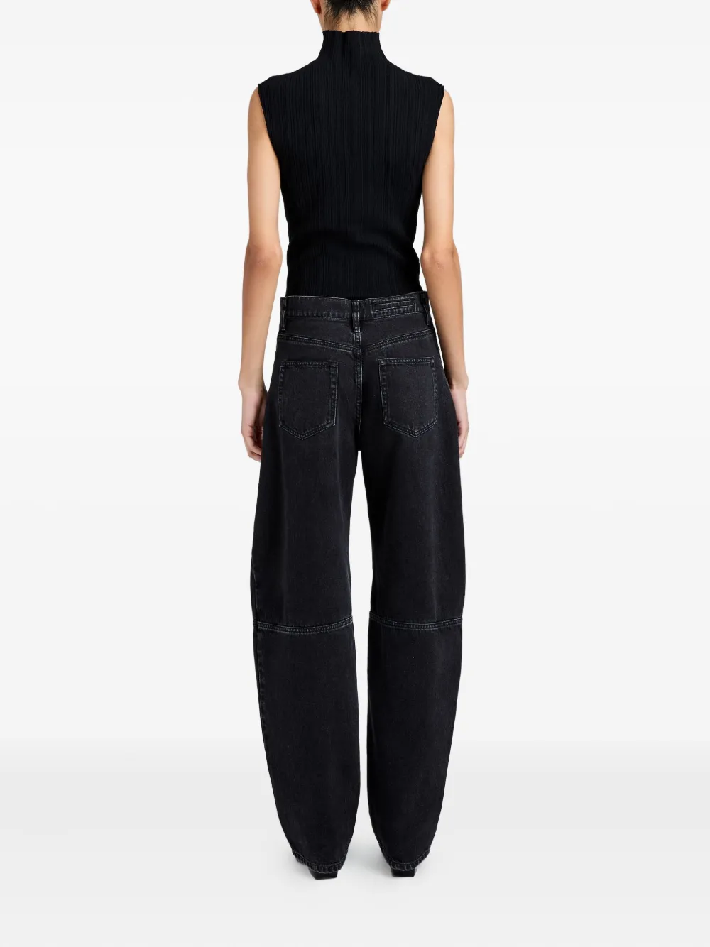 Proenza Schouler Fontana Belt-loop Jeans In Multi