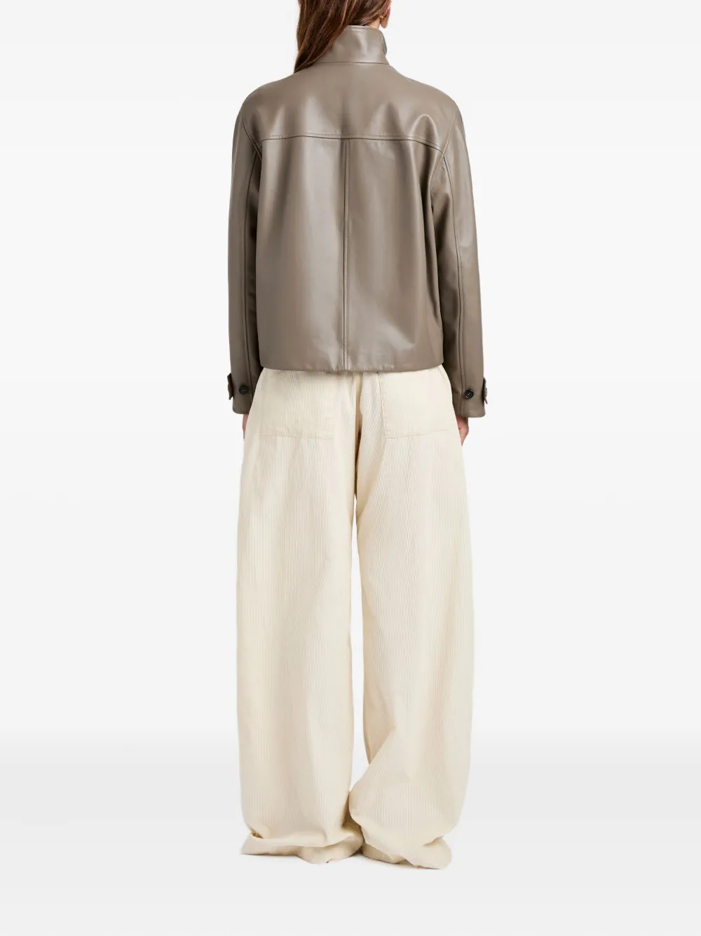 Proenza Schouler White Label Gio jack met zak en knopen Beige
