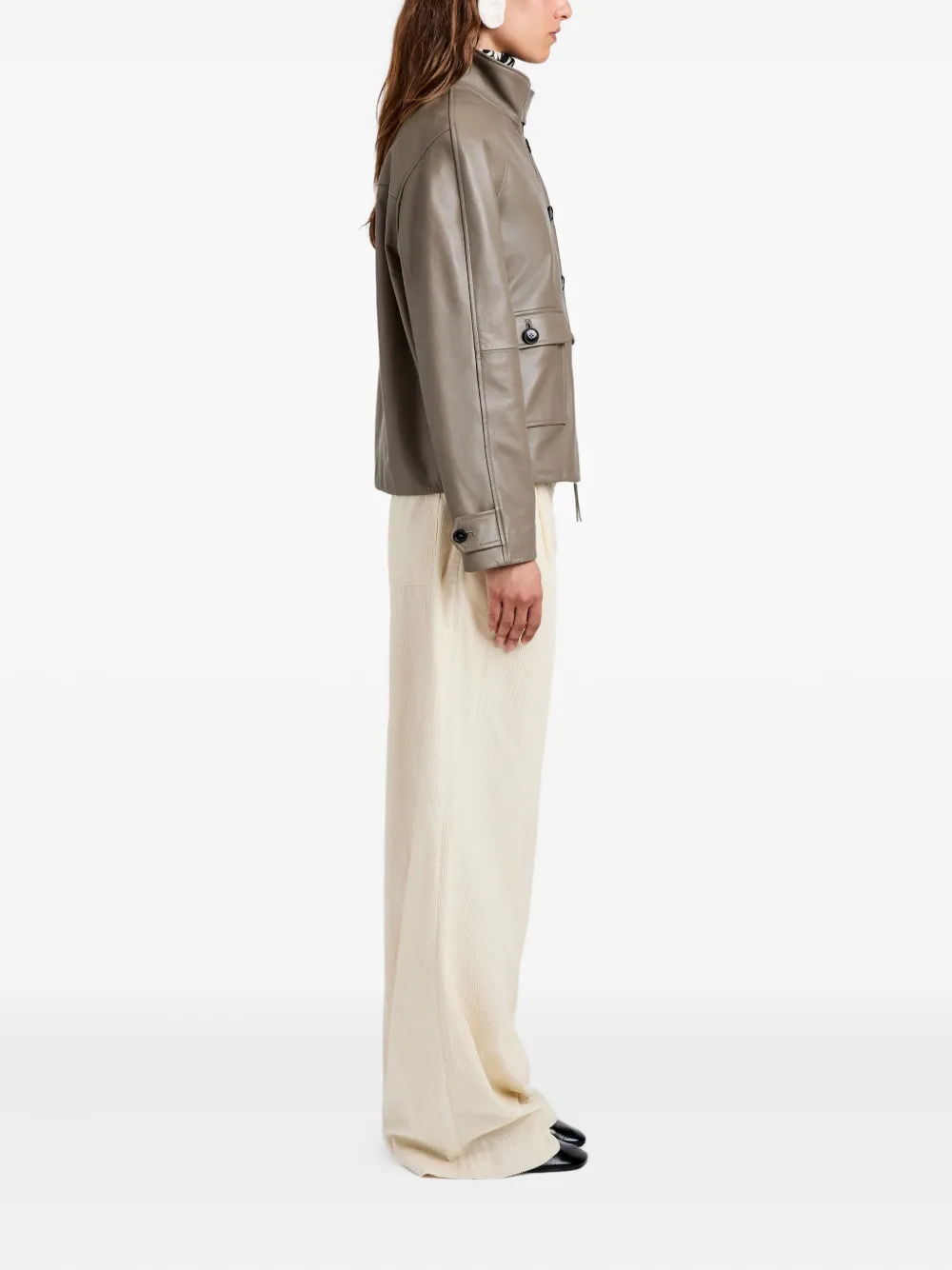 Proenza Schouler White Label Gio jack met zak en knopen Beige