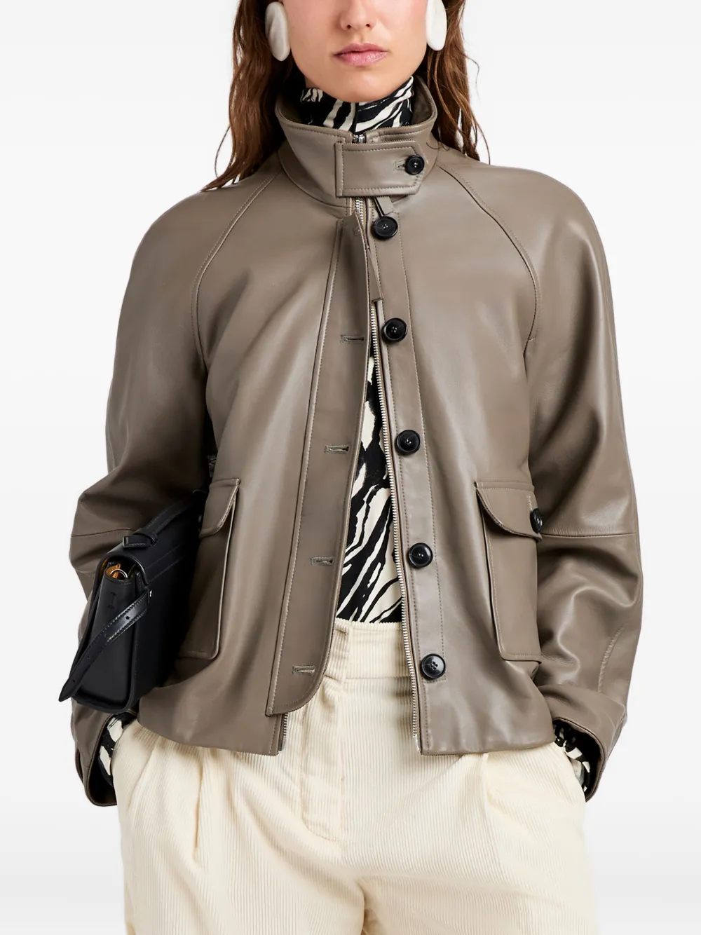 Proenza Schouler White Label Gio jack met zak en knopen Beige