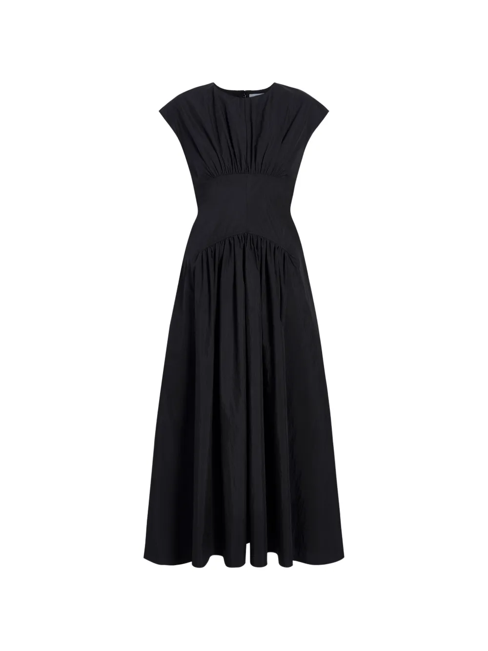 Proenza Schouler White Label Nyssa gathered-detail maxi dress - Nero