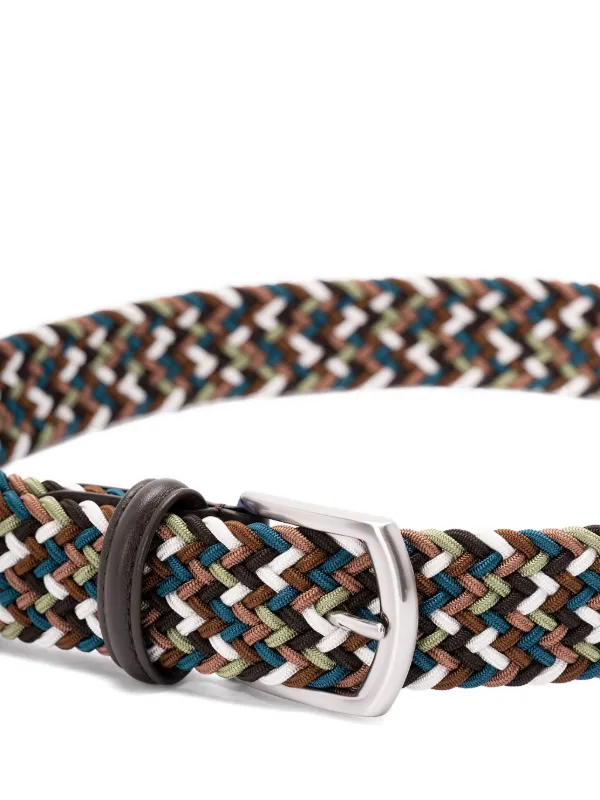 Braided belt andersons belts men ANDERSON S 3 5cm Leather-Trimmed Woven Elastic Belt for Men MR PORTER
