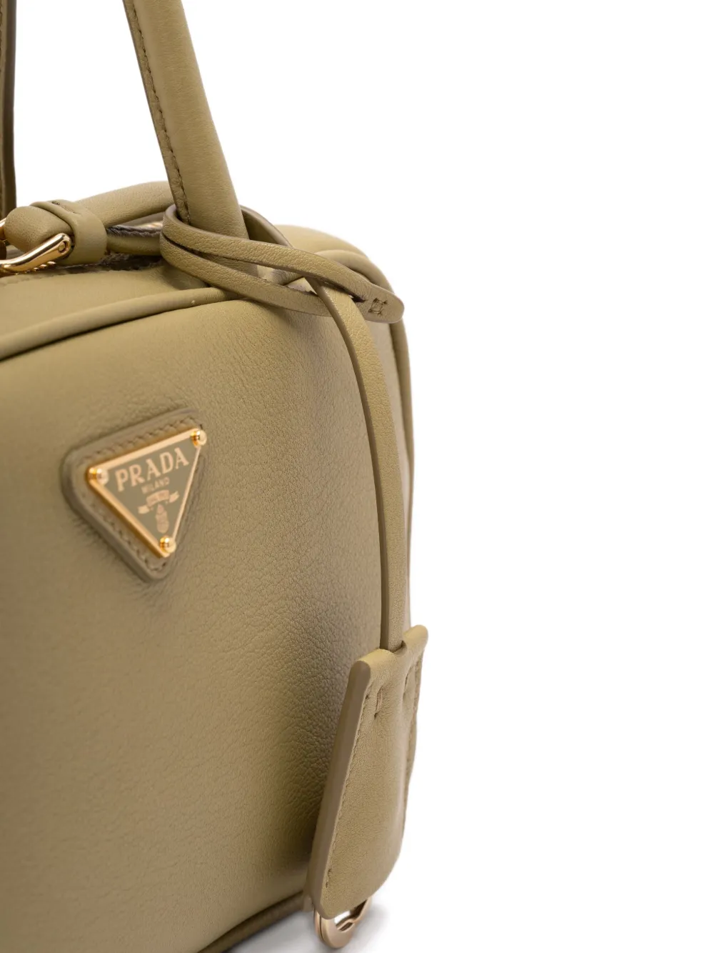 Prada Leren shopper Beige