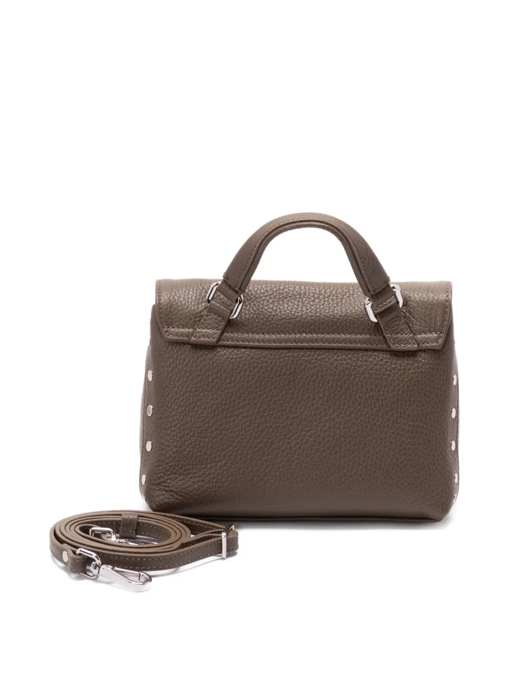 Zanellato baby Postina studded tote bag - Bruin