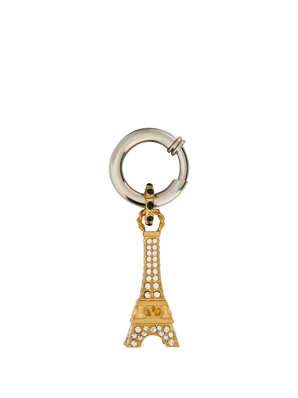 Valentino Garavani tower-embellished earring - Argento