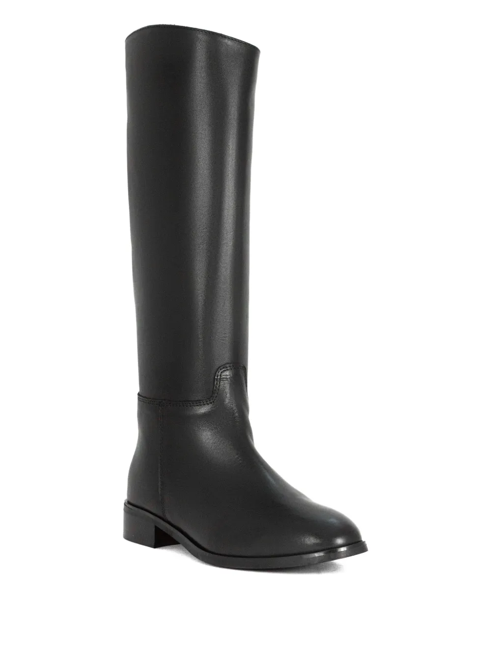 Julie Dee zip leather sole boot 250 Zwart