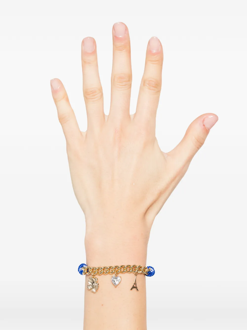 Maje フローラル ハートチャーム ブレスレット