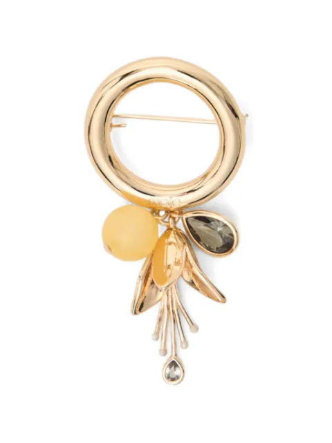 Maje ring brooch with detail