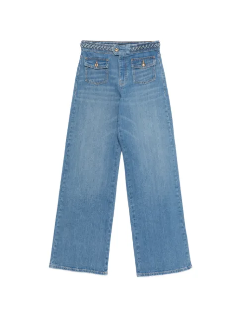 Maje braided-detail jeans