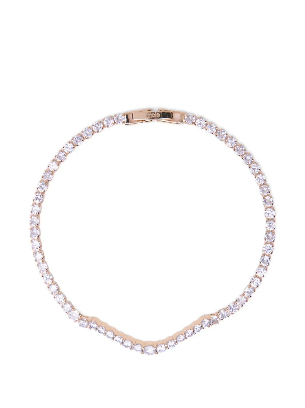 Maje crystal-embellished tennis bracelet - Oro
