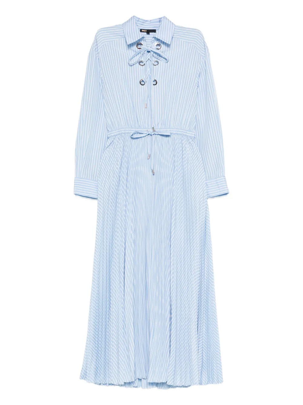 Maje Abito lungo plissettato - Blu