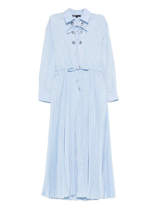 Maje Pleated Maxi Dress - Blue Maje Pleated Maxi Dress - Blue