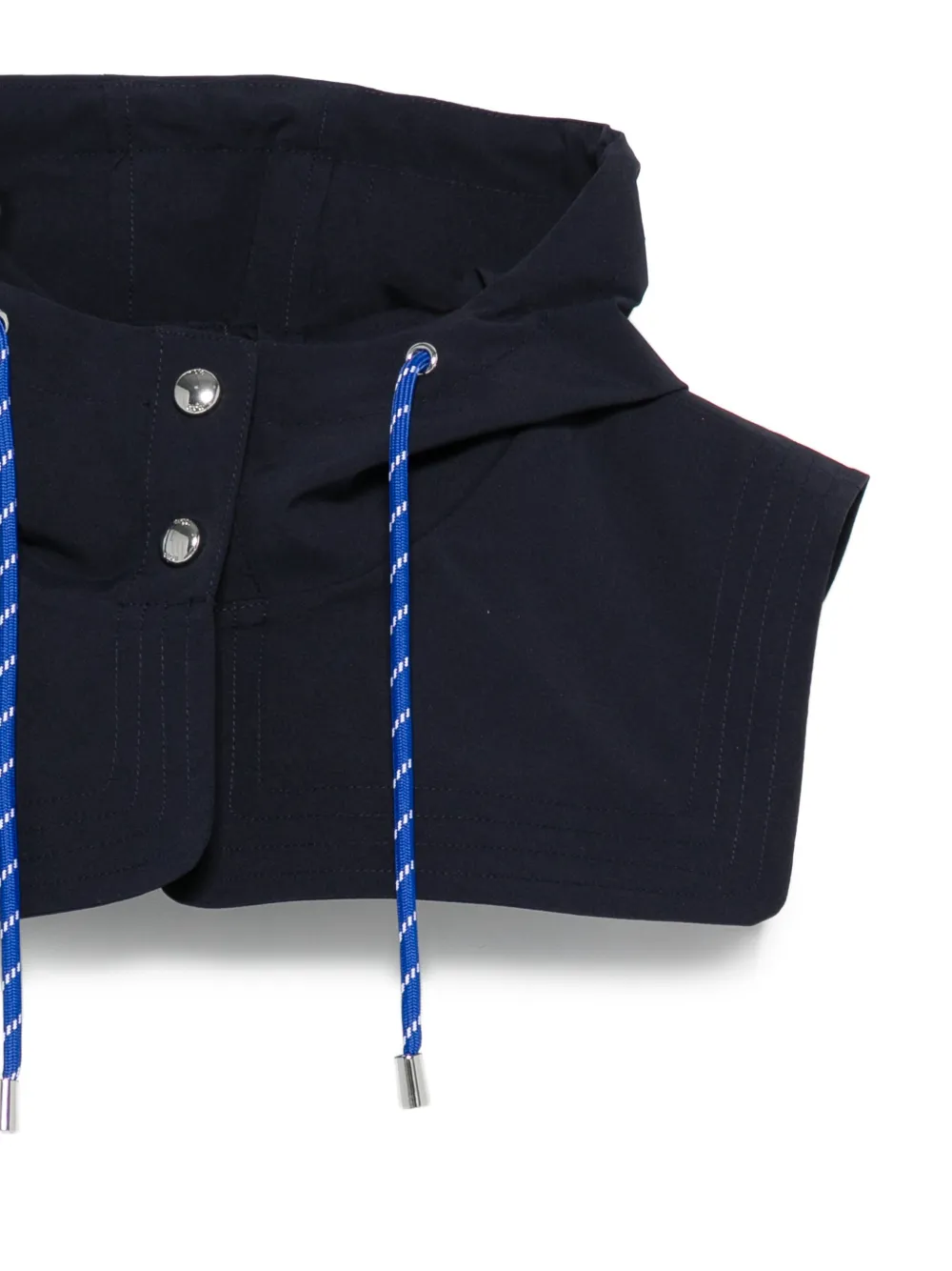  Maje Drawstring Hood - Blue 