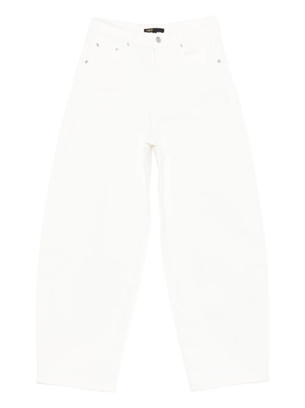 Maje belt-loops jeans - Bianco