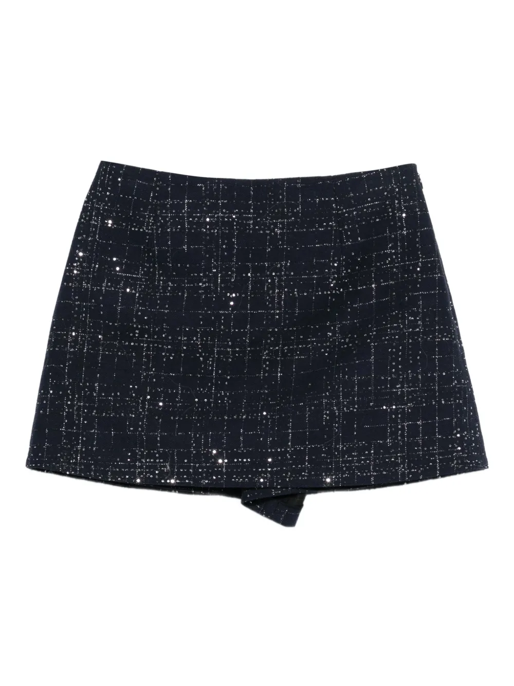 Maje Shorts con paillettes - Nero