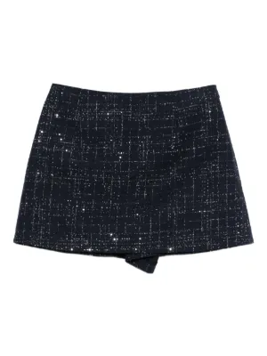 Sacai フリンジ デニムショーツ | ブルー | FARFETCH JP