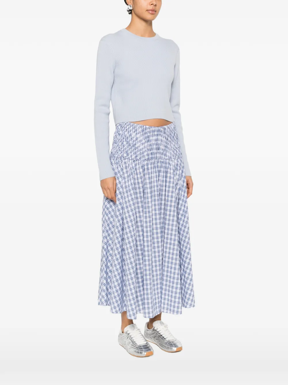  Maje Ribbed Sweater - Blue 
