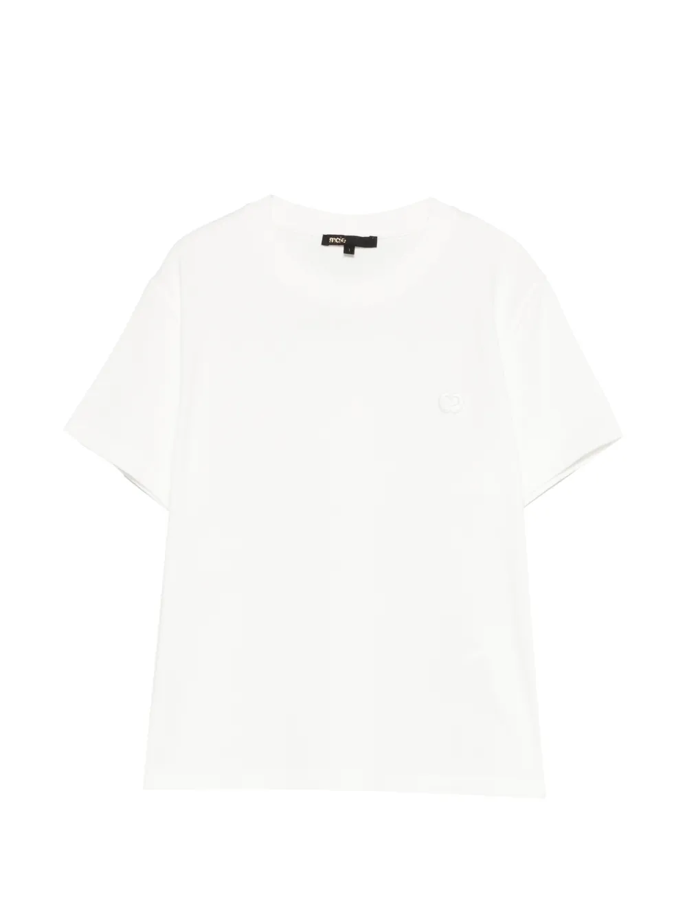 Maje T-shirt in cotone con ricamo - Bianco