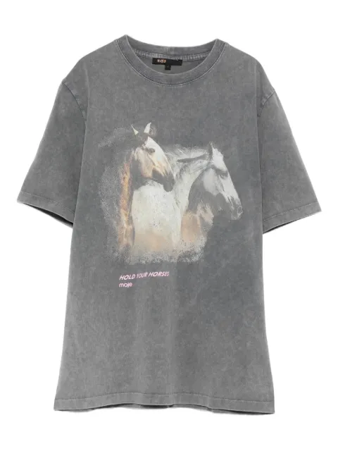 Maje t-shirt à imprimé cheval