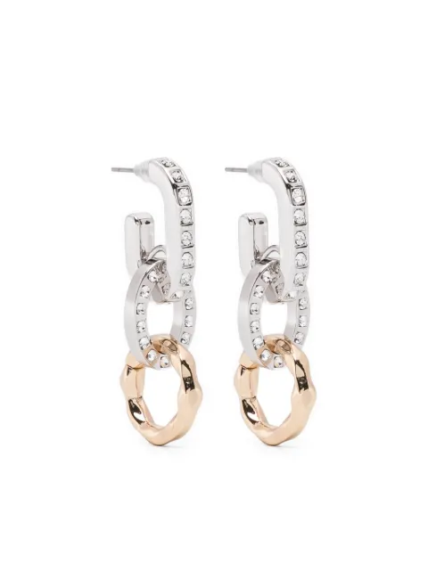 Maje link glass earrings